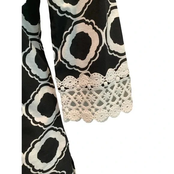 MUD PIE BEACH TO BAR COTTON TUNIC/COVER UP S(4-6) NWT - Picture 3 of 8